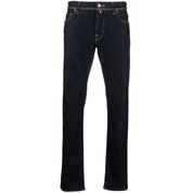 Jacob Cohen Blue Cotton Jeans & Pant