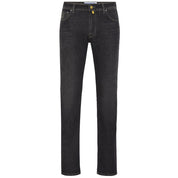 Jacob Cohen Black Cotton Jeans & Pant