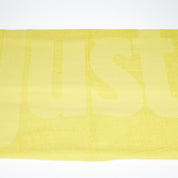 Just Cavalli Yellow Cotton Men Beach Towel