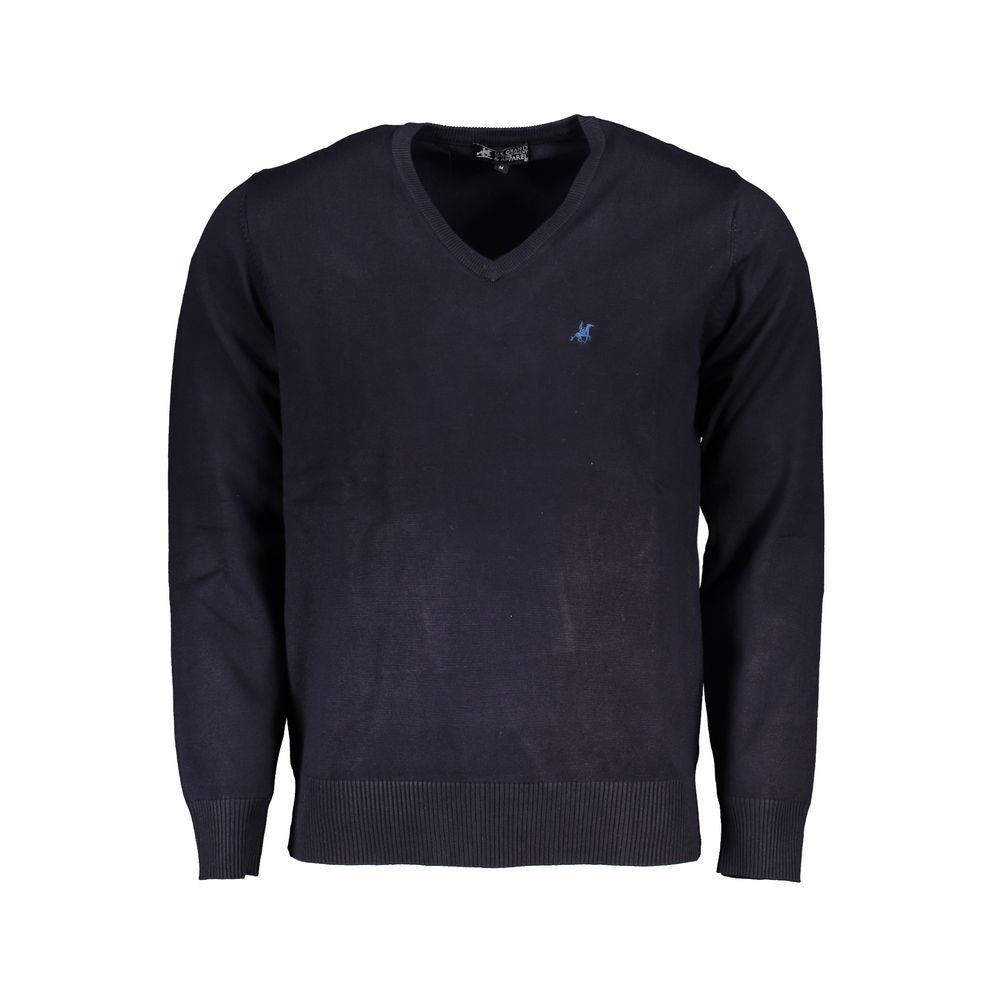 U.S. Grand Polo Blue Nylon Sweater