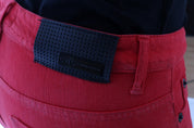 Costume National Red Cotton Stretch Slim Jeans