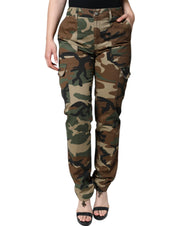 Dolce & Gabbana Multicolor Camouflage Cargo Pants