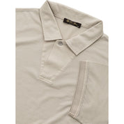 Loro Piana Gray Cotton Polo Shirt