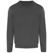 Malo Gray Wool Men Turtleneck Sweater