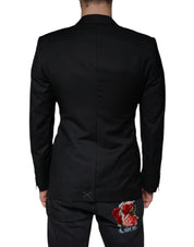 Dolce & Gabbana Black MARTINI Bee Single Breasted Blazer