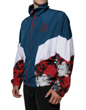 Dolce & Gabbana Multicolor Polyester Full Zip Jacket