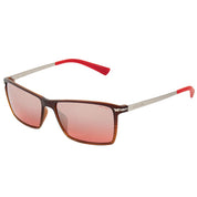 Red Injected Police Sunglasses