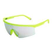 Police Injected Silver Mirror Sunglasses