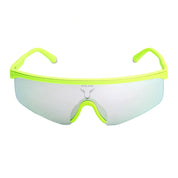 Police Injected Silver Mirror Sunglasses