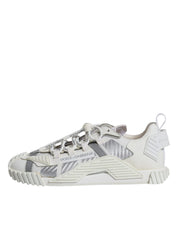 Dolce & Gabbana White Lace Up Low Top NS1 Sneakers Shoes