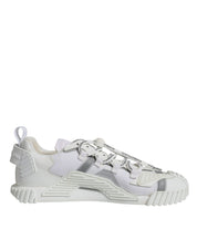 Dolce & Gabbana White Lace Up Low Top NS1 Sneakers Shoes