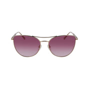 Longchamp Rose Gold Metal Sunglasses