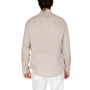 Armani Exchange Beige Linen Shirt