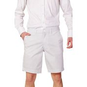 Armani Exchange White Cotton Short