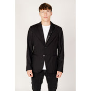 Armani Exchange Black Polyester Blazer