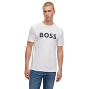 Hugo Boss White Cotton T-Shirt