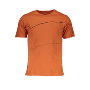 Gas Orange Cotton T-Shirt