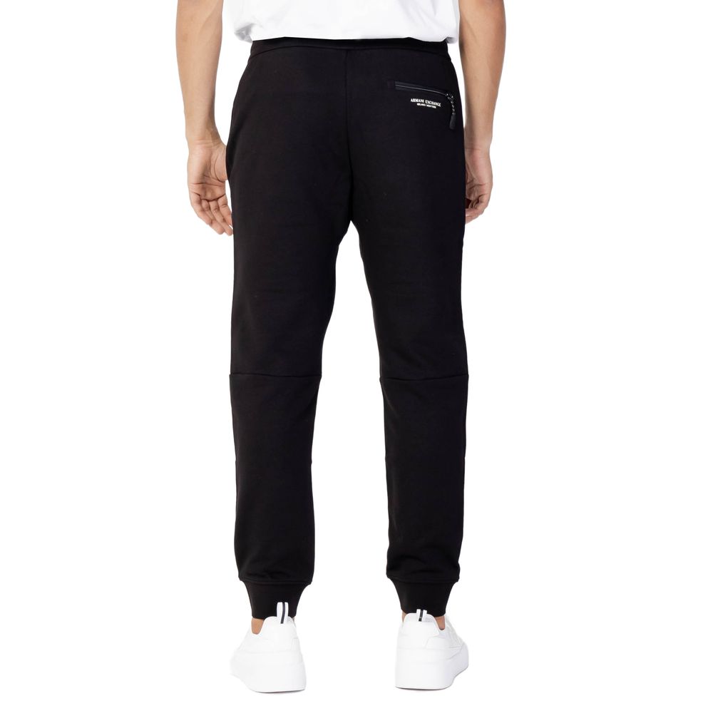 Armani Exchange Black Cotton Jeans & Pant