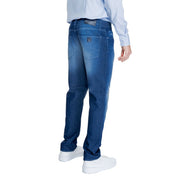 Armani Exchange Blue Cotton Jeans & Pant