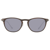 Hackett Brown Wood And Metal Sunglasses