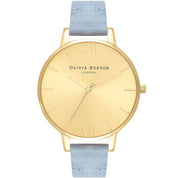 Olivia Burton Blue Artificial Leather Watch
