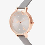 Olivia Burton Gray Artificial Leather Watch