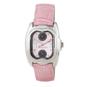 Chronotech Multicolor Leather Dress Watch
