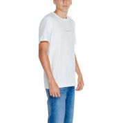 Calvin Klein Jeans Cream Cotton Rigenerato T-Shirt