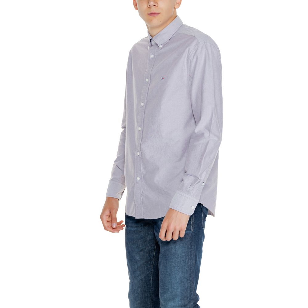 Tommy Hilfiger Purple Organic Cotton Shirt