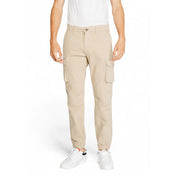 Gas Beige Cotton Jeans & Pant