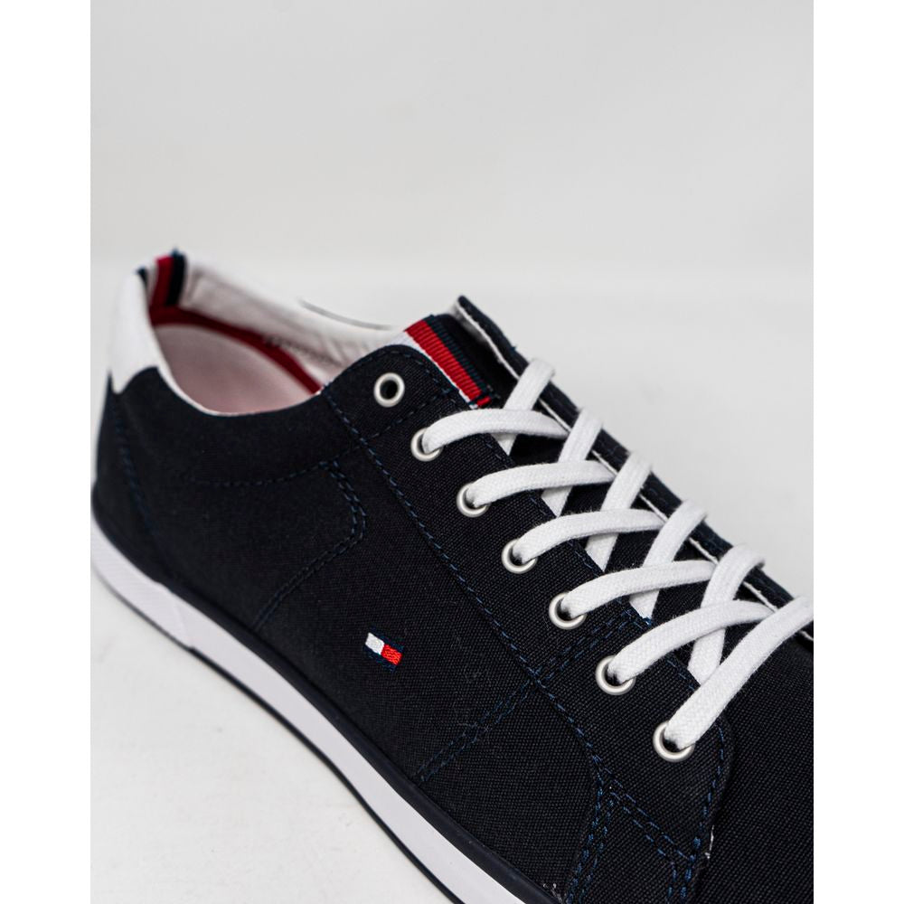 Tommy Hilfiger Blue Cotton Sneaker