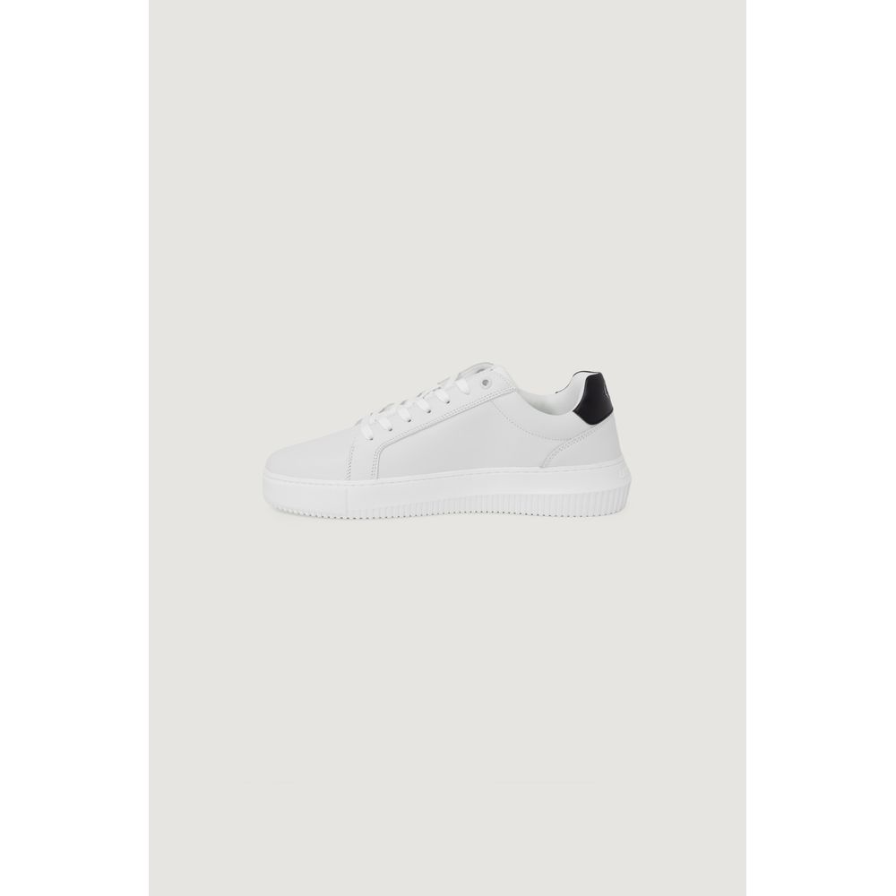 Calvin Klein Jeans Black And White Leather Sneaker