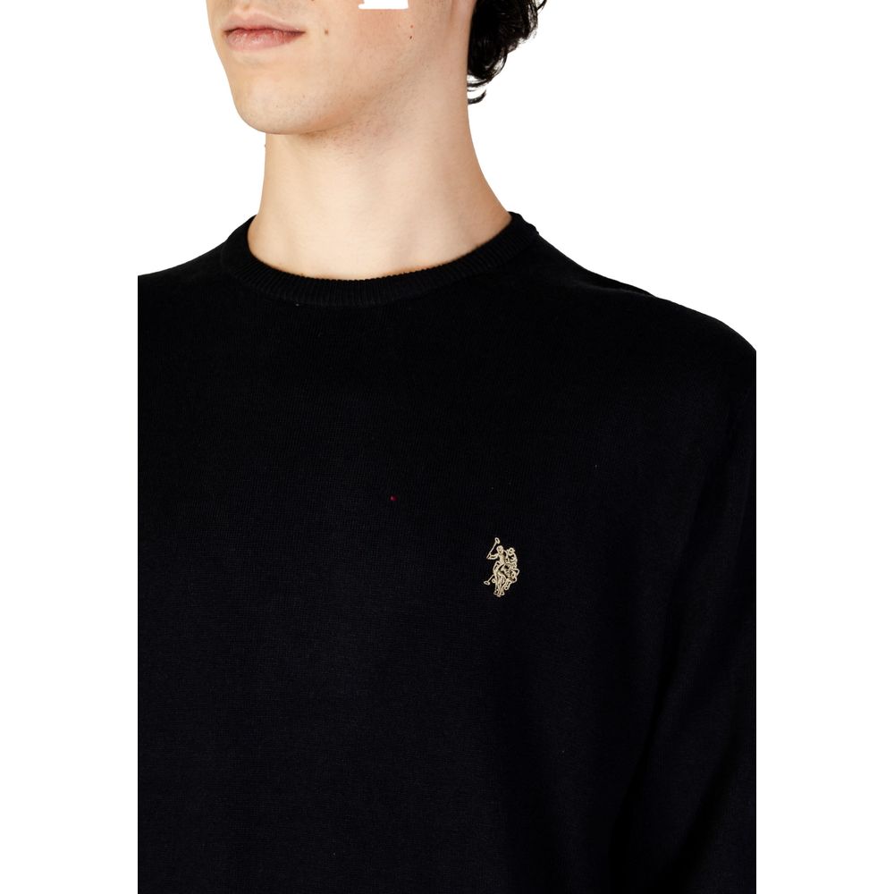 U.S. POLO ASSN. Black Cotton Sweater