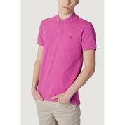 Peuterey Pink Cotton Polo Shirt