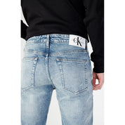 Calvin Klein Jeans Light Blue Cotton Jeans & Pant