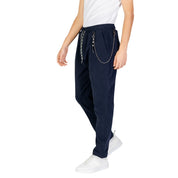 Gianni Lupo Blue Cotton Jeans & Pant