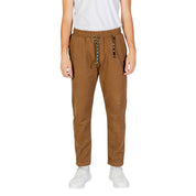 Gianni Lupo Brown Cotton Jeans & Pant