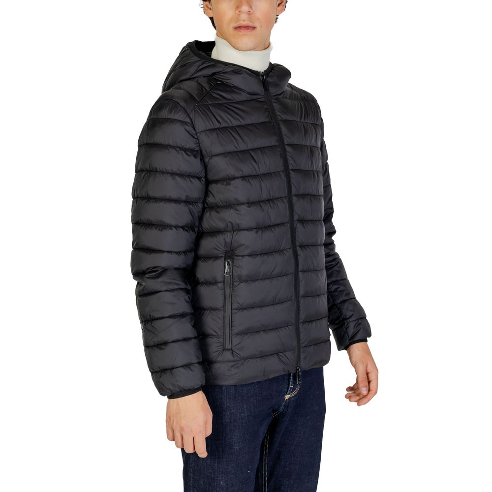 Gianni Lupo Black Polyamide Jacket