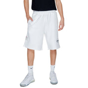 Underclub White Cotton Short