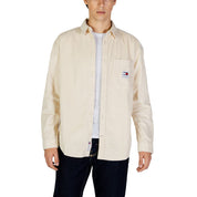 Tommy Hilfiger Jeans Beige Organic Cotton Shirt