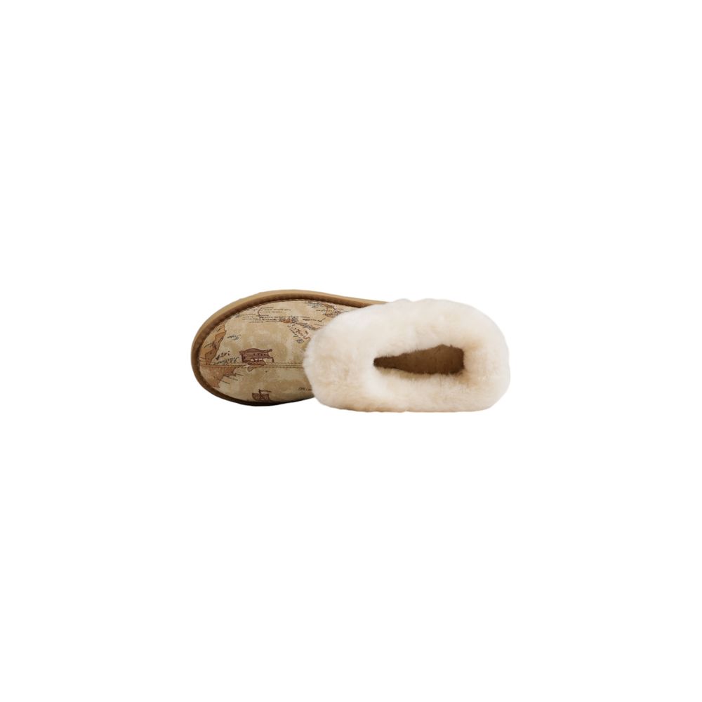 Alviero Martini Prima Classe Beige Fabric Ankle