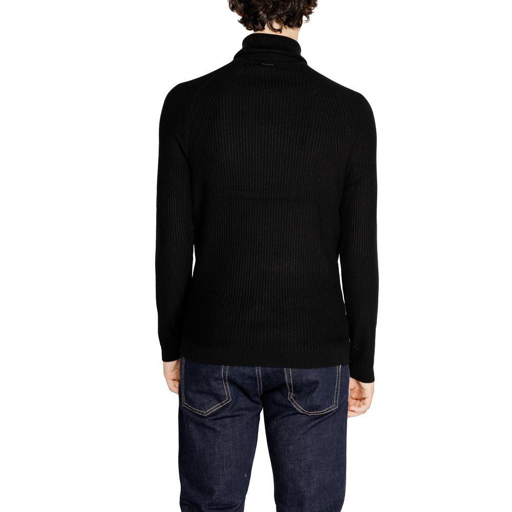 Antony Morato Black Viscose Sweater