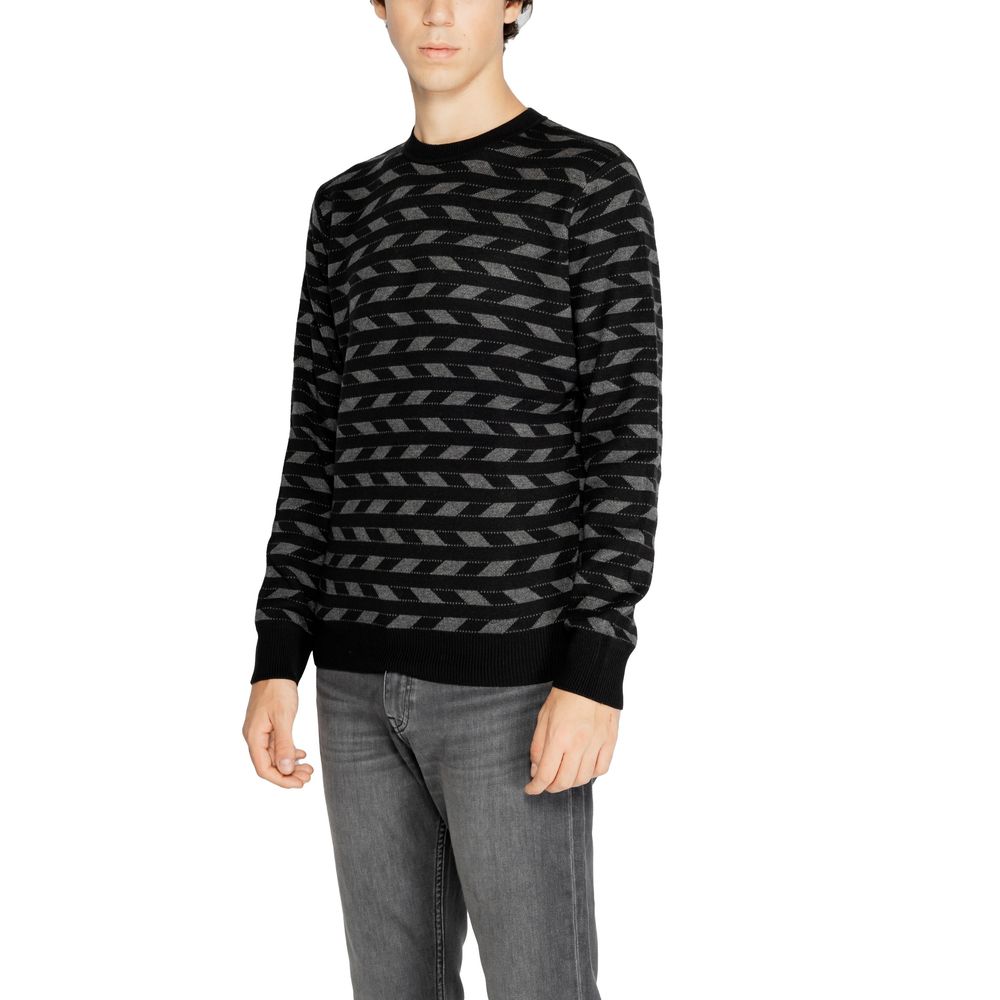 Antony Morato Black Acrylic Sweater