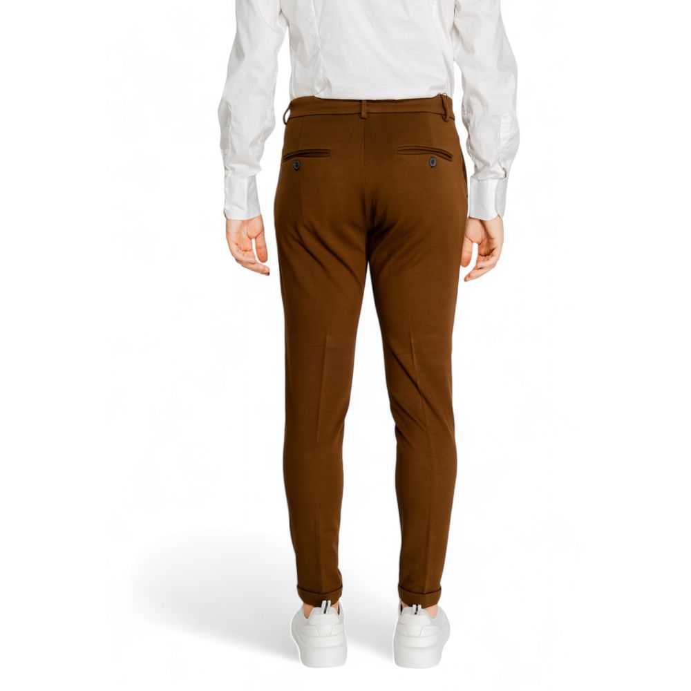 Antony Morato Brown Viscose Jeans & Pant