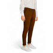 Antony Morato Brown Viscose Jeans & Pant