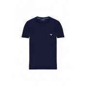 Emporio Armani Underwear Blue Cotton T-Shirt