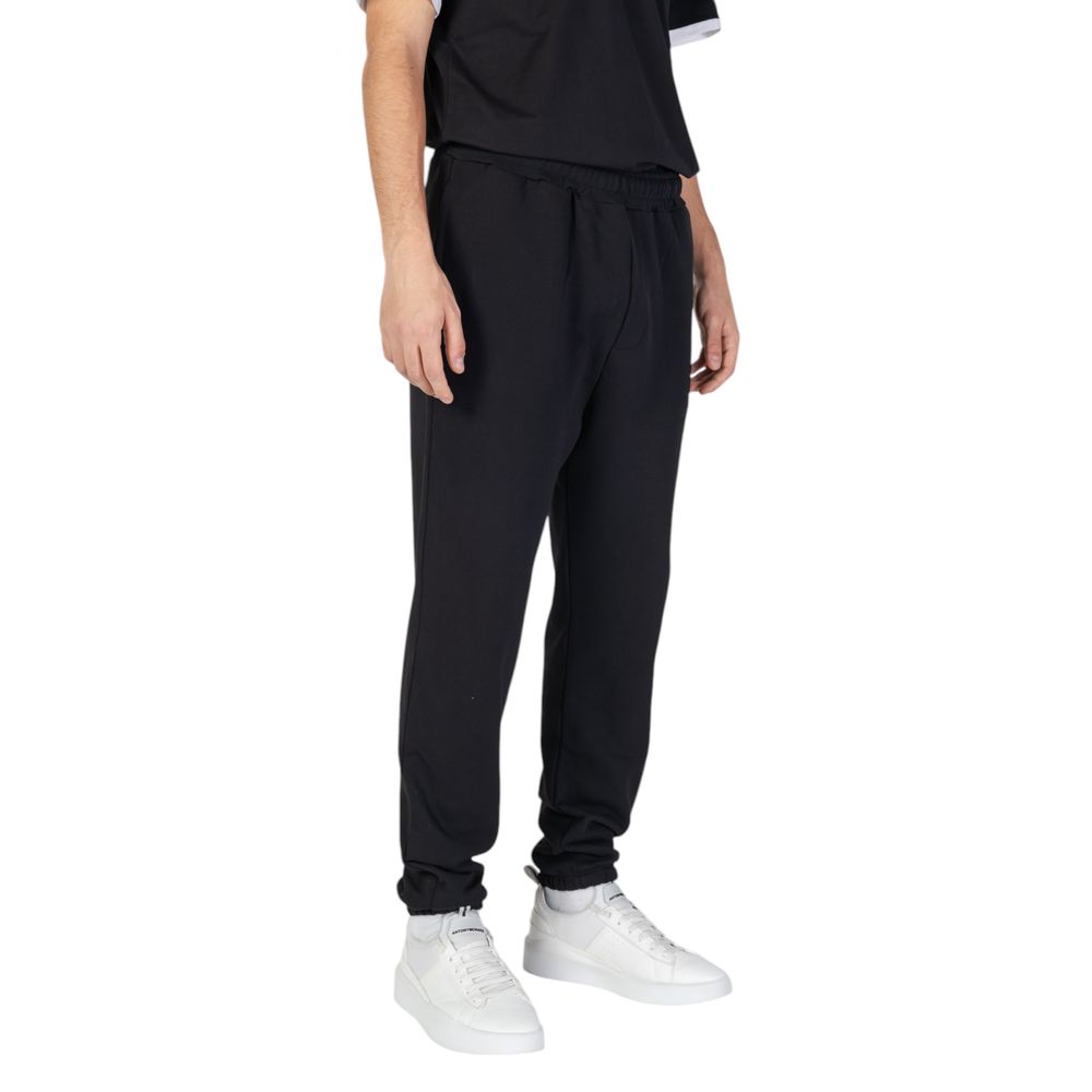 Underclub Black Cotton Jeans & Pant