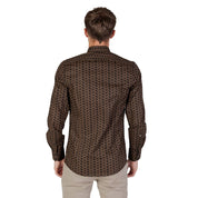 Antony Morato Brown Cotton Shirt