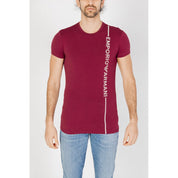 Emporio Armani Underwear Bordeaux Cotton T-Shirt