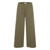 ICHI Green Recycled Polyester Pant